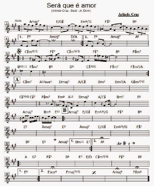 Página 1 da partitura