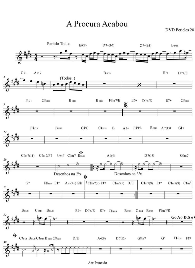 Página 1 da partitura