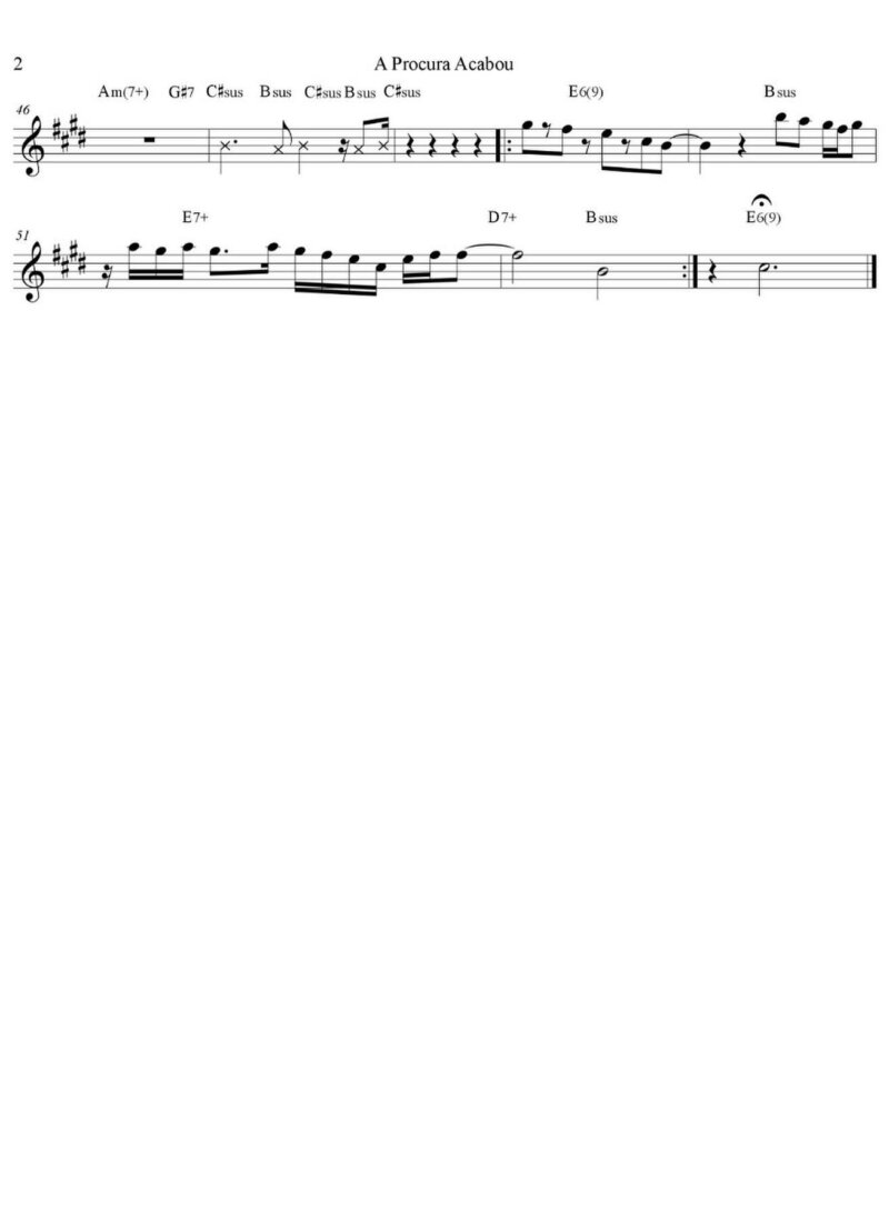 Página 2 da partitura