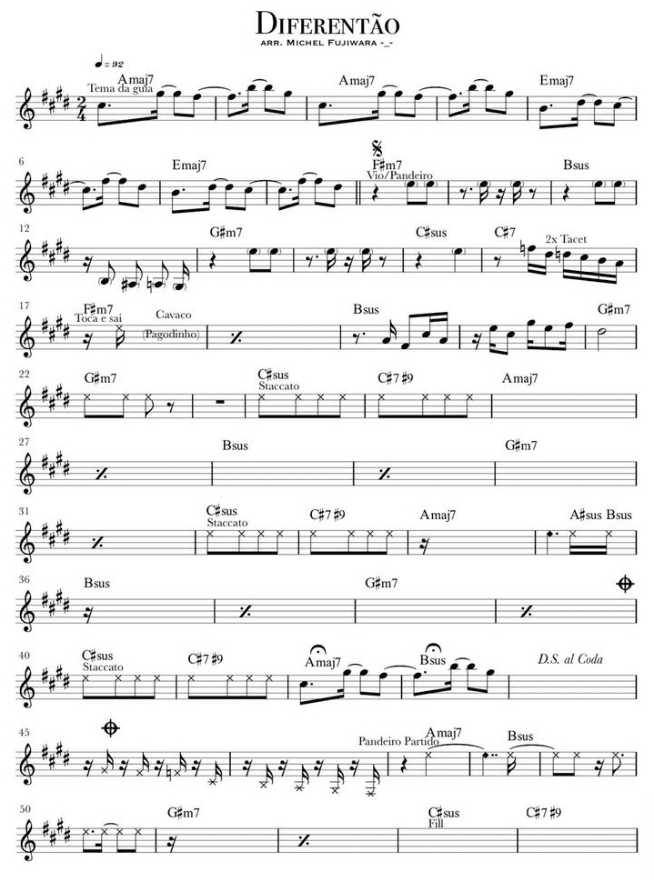 Página 1 da partitura