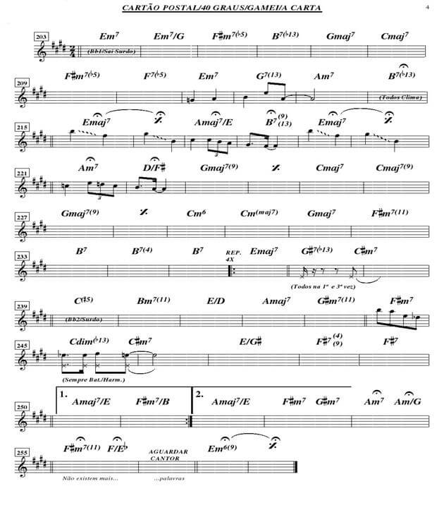 Página 1 da partitura
