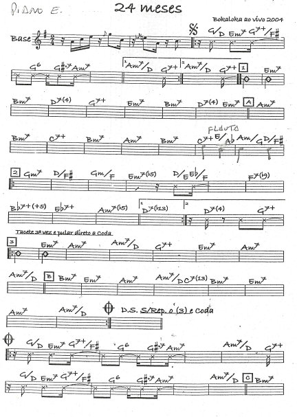 Página 1 da partitura