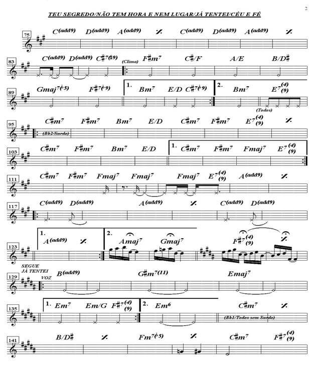 Página 1 da partitura