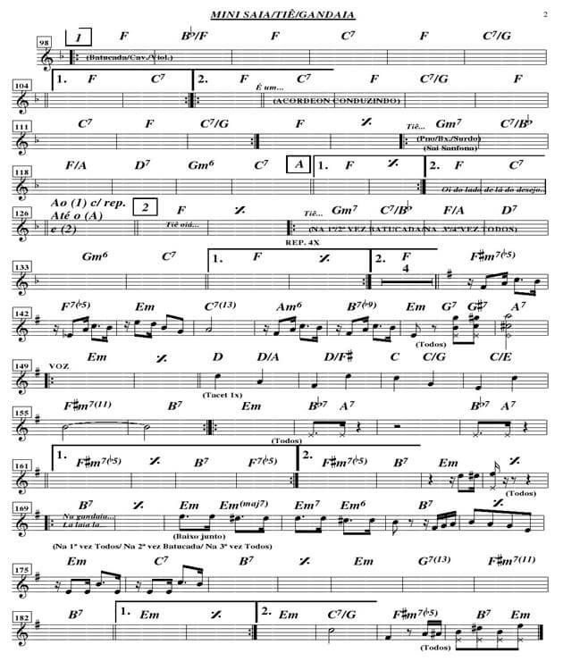 Página 1 da partitura