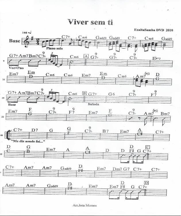 Página 1 da partitura