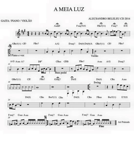 Página 1 da partitura