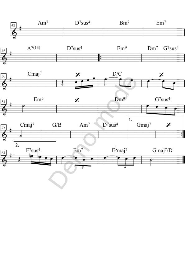 Página 1 da partitura