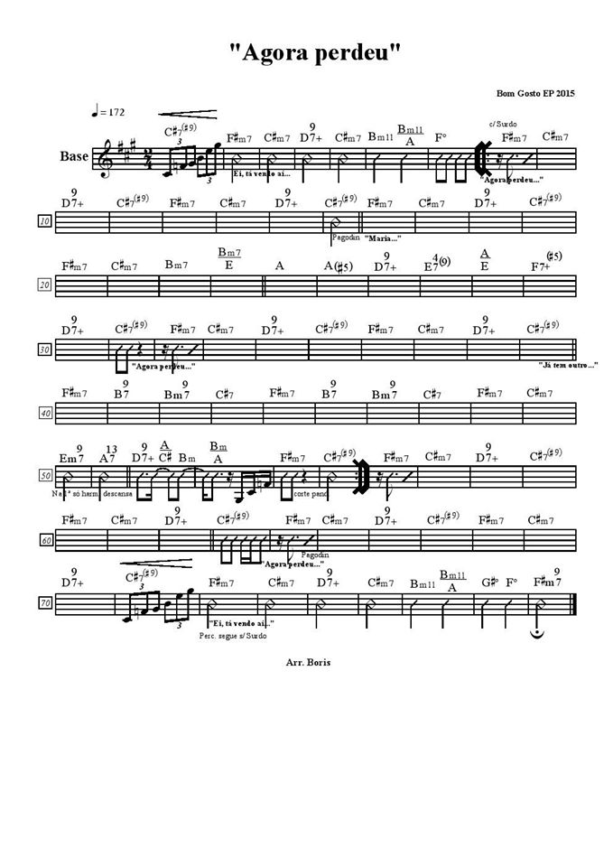 Página 1 da partitura