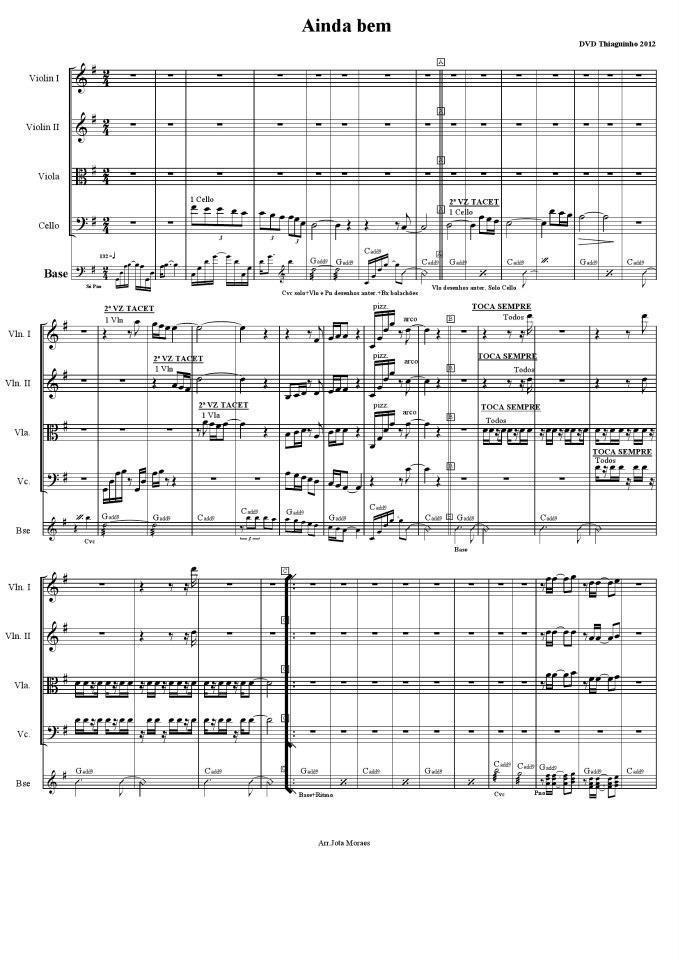 Página 1 da partitura