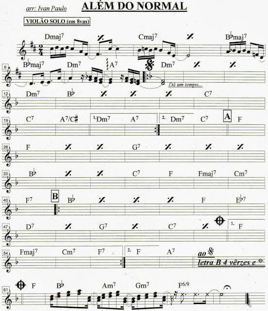 Página 1 da partitura