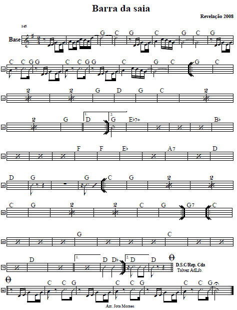 Página 1 da partitura