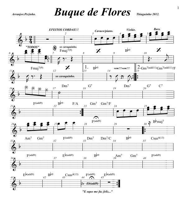 Página 1 da partitura