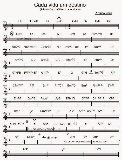 Página 1 da partitura