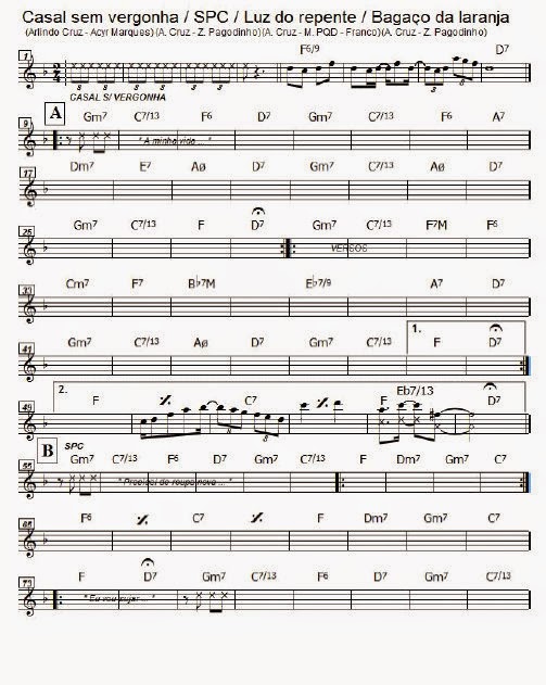 Página 1 da partitura