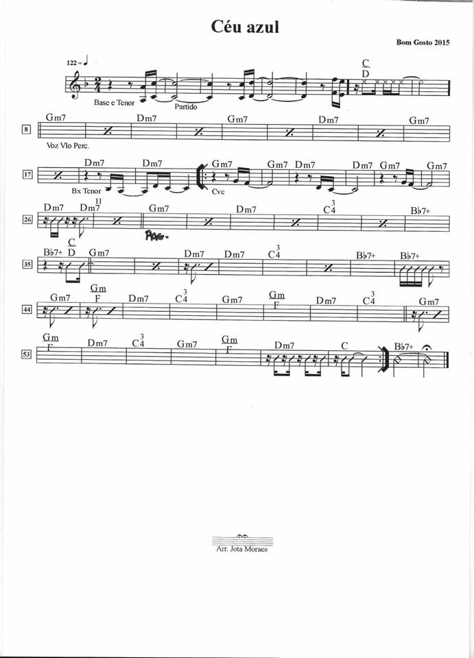 Página 1 da partitura