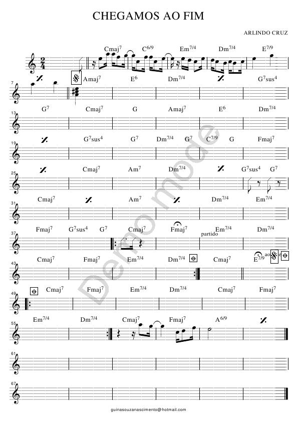 Página 1 da partitura