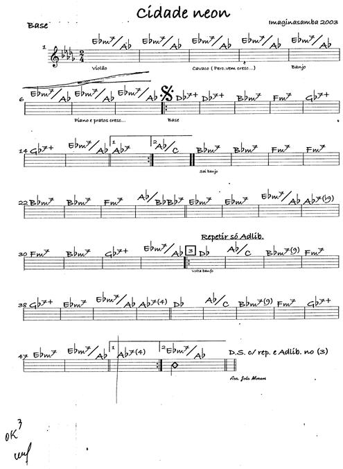 Página 1 da partitura