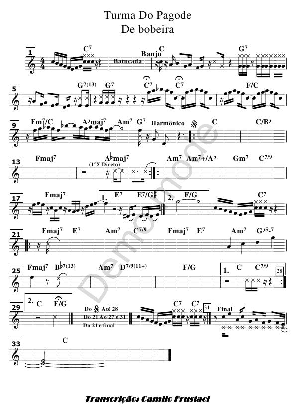 Página 1 da partitura