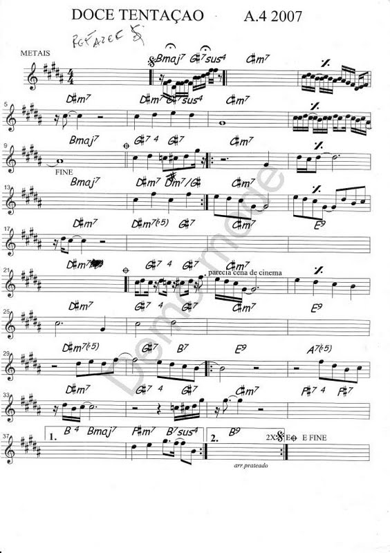 Página 1 da partitura