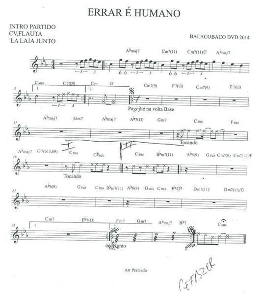 Página 1 da partitura