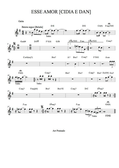 Página 1 da partitura