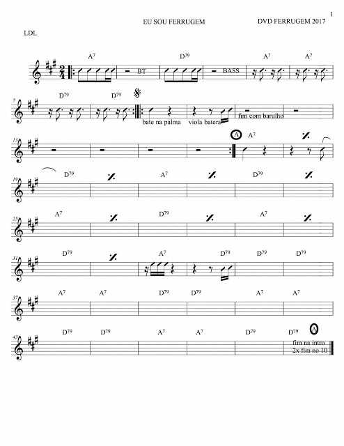 Página 1 da partitura