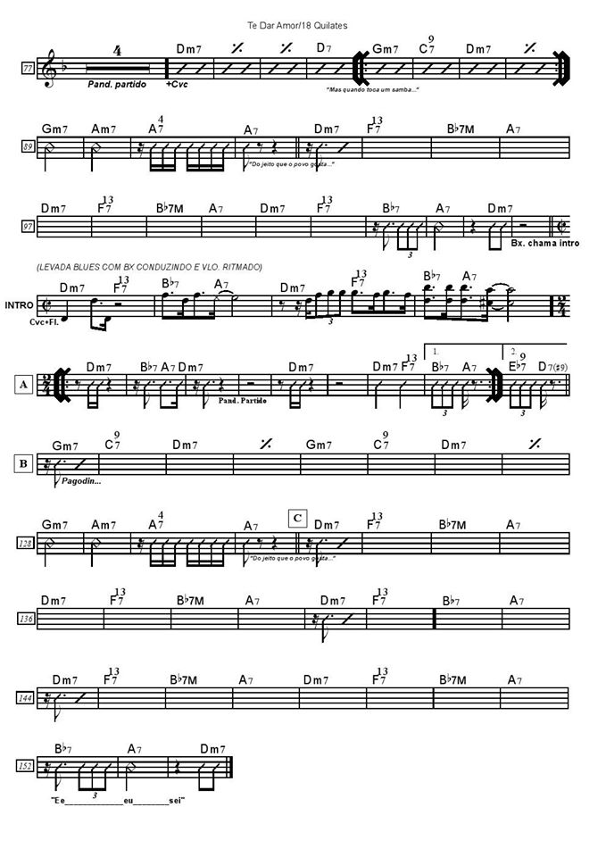 Página 1 da partitura