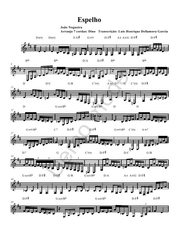 Página 1 da partitura