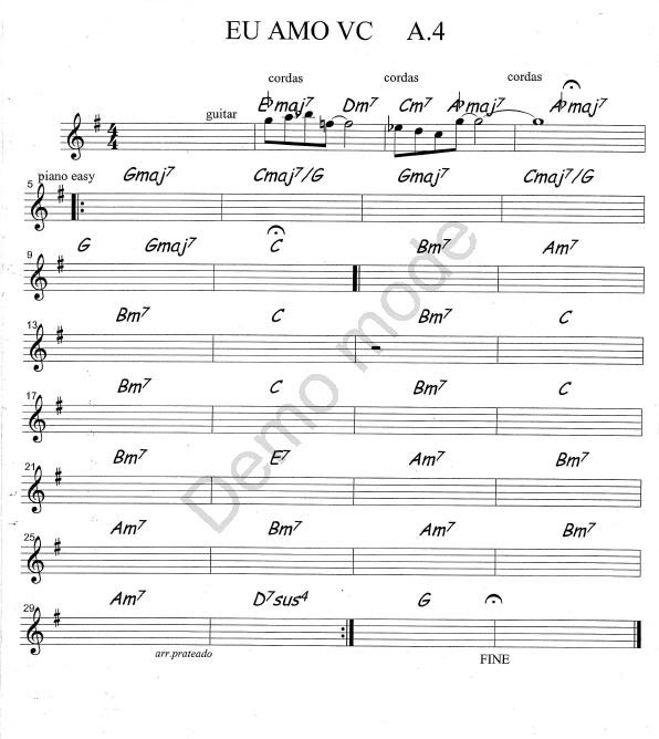 Página 1 da partitura