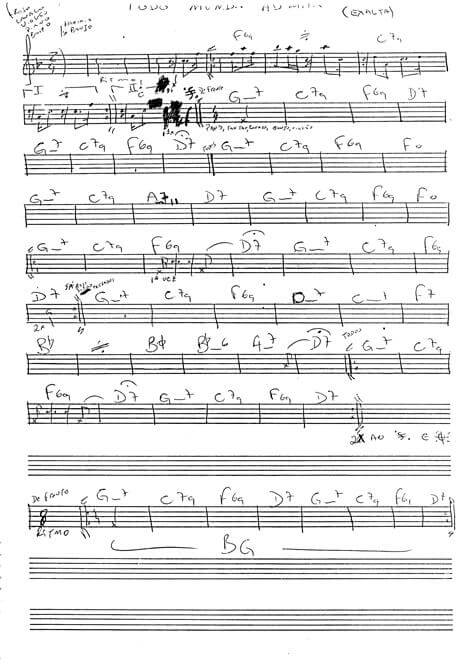 Página 1 da partitura