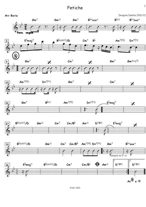 Página 1 da partitura