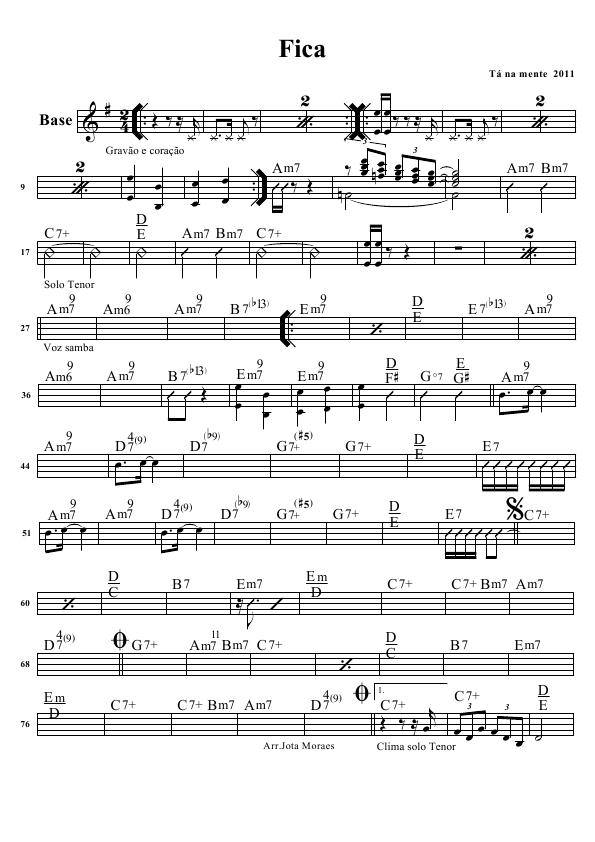 Página 1 da partitura