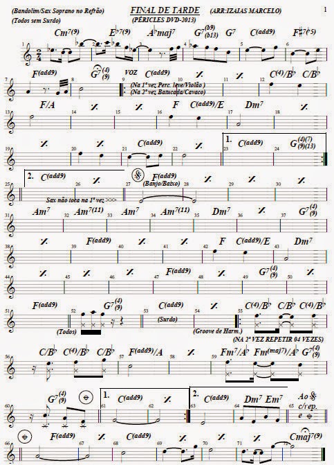 Página 1 da partitura