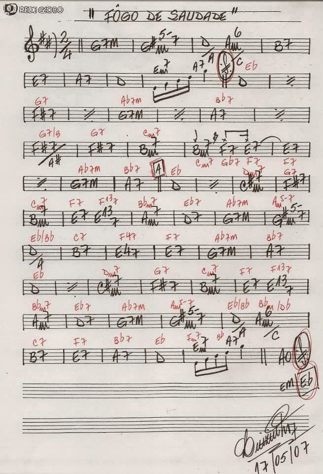 Página 1 da partitura