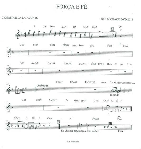 Página 1 da partitura