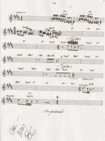 Página 1 da partitura