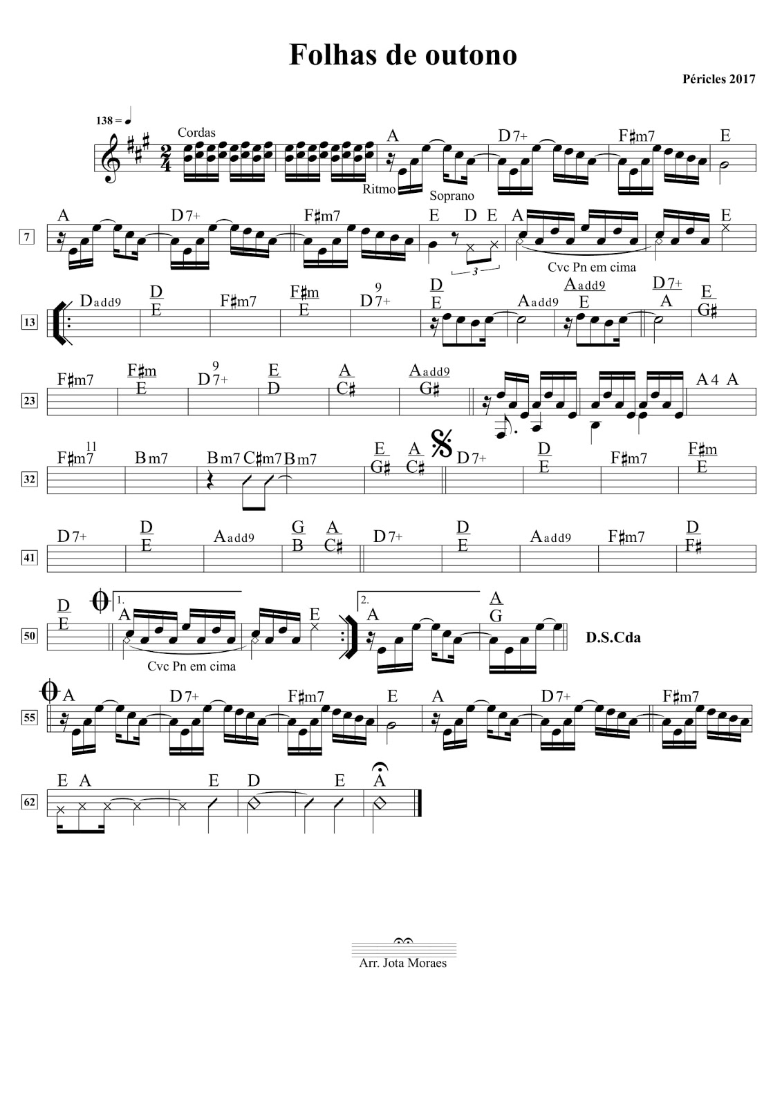 Página 1 da partitura