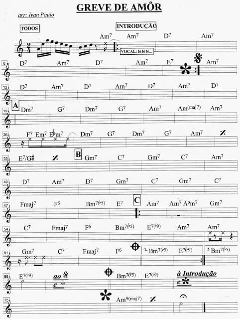 Página 1 da partitura