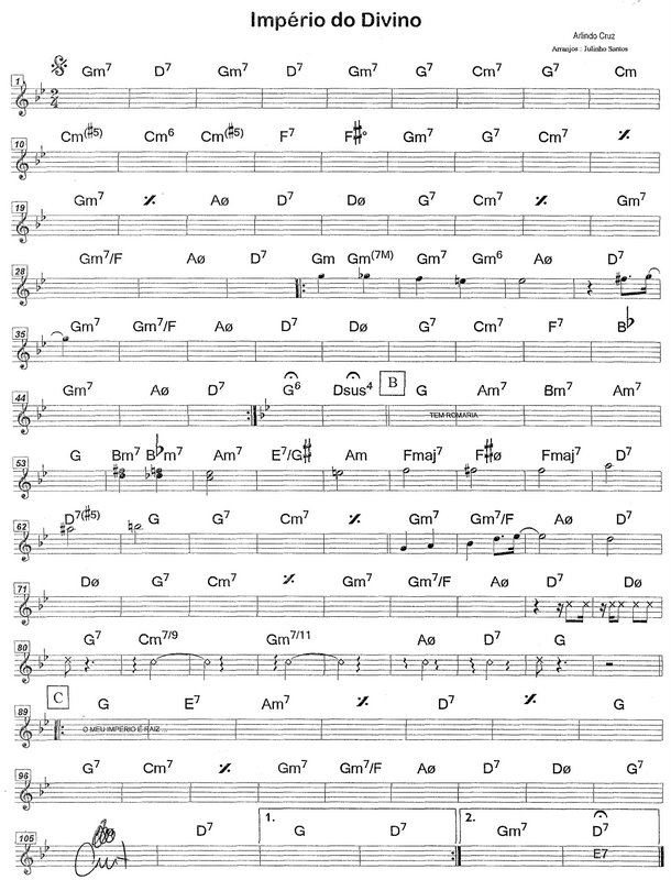 Página 1 da partitura