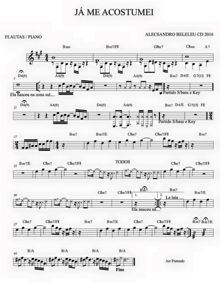 Página 1 da partitura