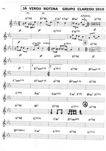 Página 1 da partitura