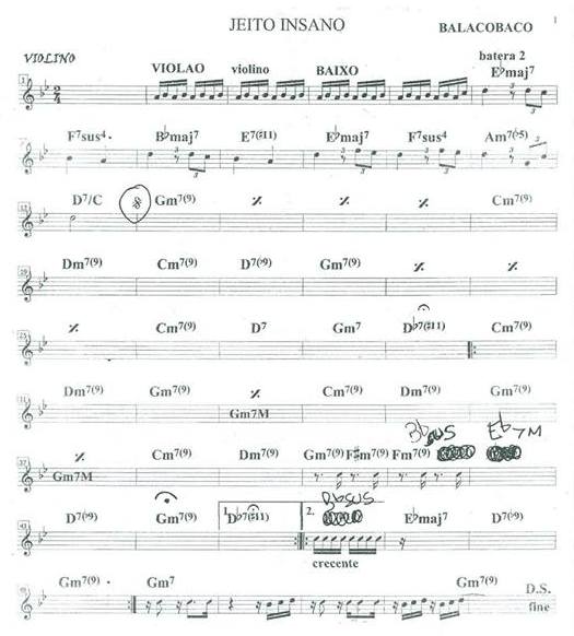 Página 1 da partitura