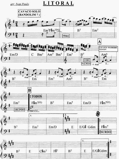 Página 1 da partitura