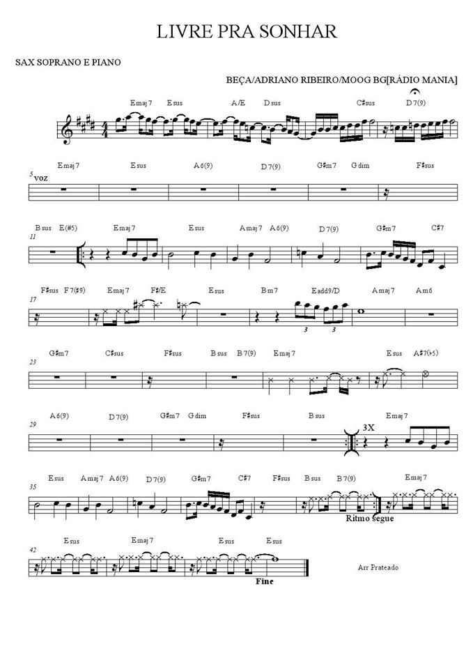 Página 1 da partitura