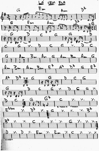 Página 1 da partitura