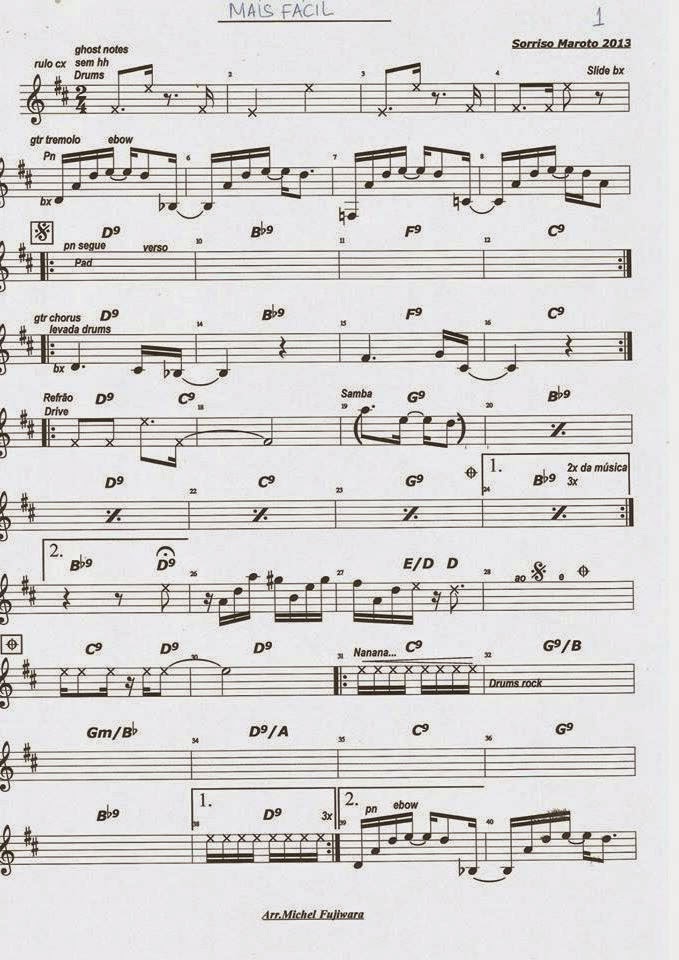 Página 1 da partitura