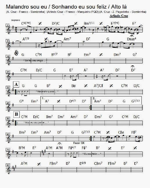 Página 1 da partitura