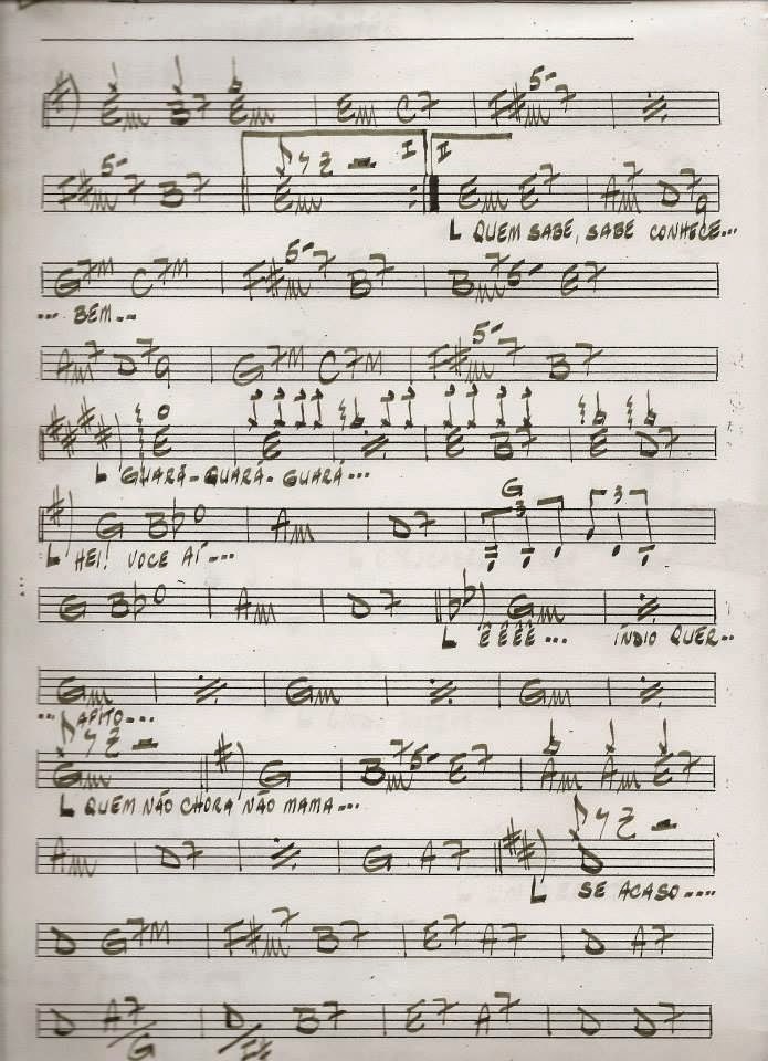 Página 1 da partitura