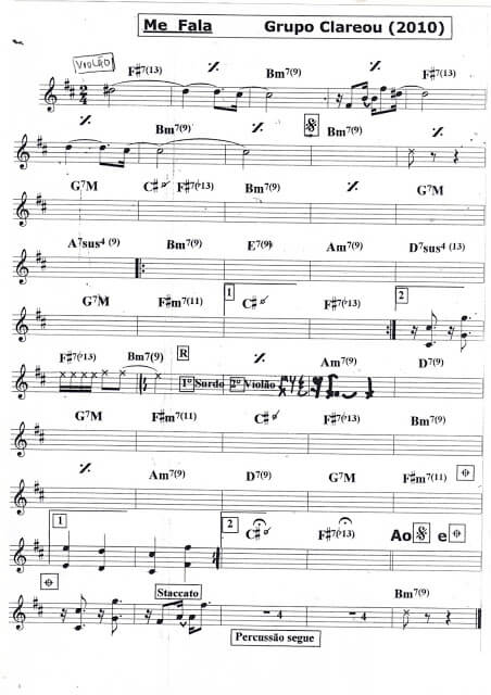 Página 1 da partitura