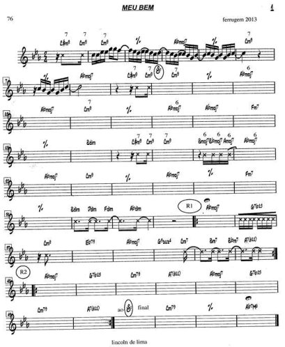 Página 1 da partitura